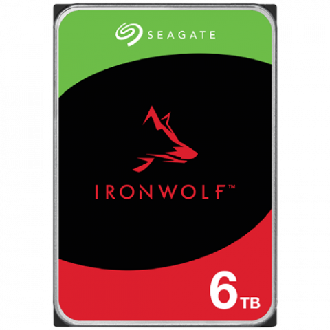 Hard disk uri - HDD NAS SEAGATE IronWolf 6TB CMR, 3.5", 256MB, 5400RPM, SATA, Rescue Services 3 ani, TBW: 180