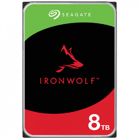 Hard disk uri - HDD NAS SEAGATE IronWolf 8TB CMR, 3.5", 256MB, 5400RPM, SATA, Rescue Services 3 ani, TBW: 180