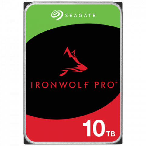 Componente PC - HDD NAS SEAGATE IronWolf Pro 10TB CMR 3.5", 256MB, 7200RPM, SATA, Rescue Services 3 ani, TBW: 550