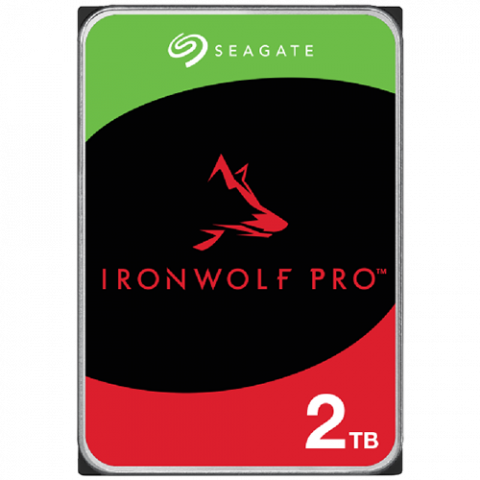 PC/Software/Periferice - HDD NAS SEAGATE IronWolf Pro 2TB CMR, 3.5", 256MB, 7200RPM, SATA, Rescue Services 3 ani, TBW: 550