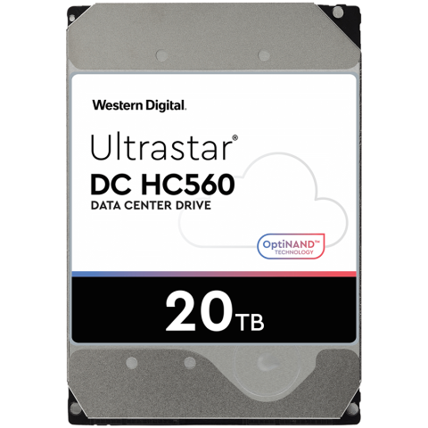 Hard disk uri - HDD Server WD Ultrastar DC HC560 20TB 512e SE, 3.5", 512MB, 7200RPM, SATA, NP3, SKU: 0F38785