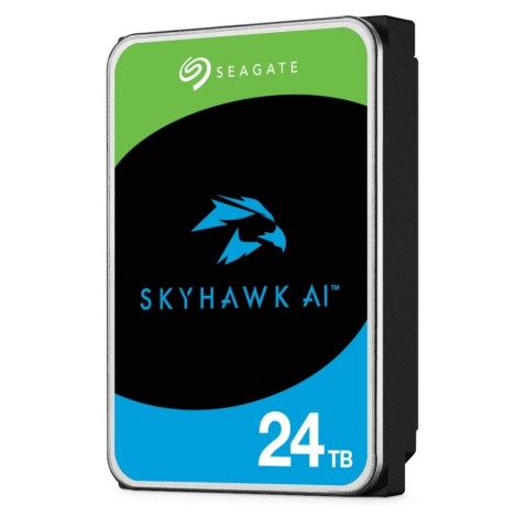 HDD Video Surveillance SEAGATE SkyHawk AI 24TB CMR, 3.5", 512MB, SATA, Rescue Services 3 ani, TBW: 550 [1]