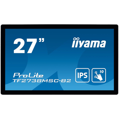 TV/Audio-Video/Foto - IIYAMA Monitor 27" PCAP Bezel Free 10-Points Touch, 1920x1080, IPS panel, DVI, HDMI, DisplayPort, 425cd/m² (with touch), 1000:1, 5ms, Landscape, Portrait or Table mount, USB Touch Interface, VESA 100x
