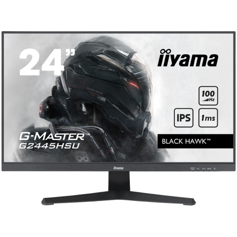 TV/Audio-Video/Foto - IIYAMA Monitor LED G2445HSU-B2 G-MASTER Gaming Light 23.8" 1920 x 1080 @100Hz 300 cd/m² 1ms 300cd HDMI DP USB Hub tilt 3y