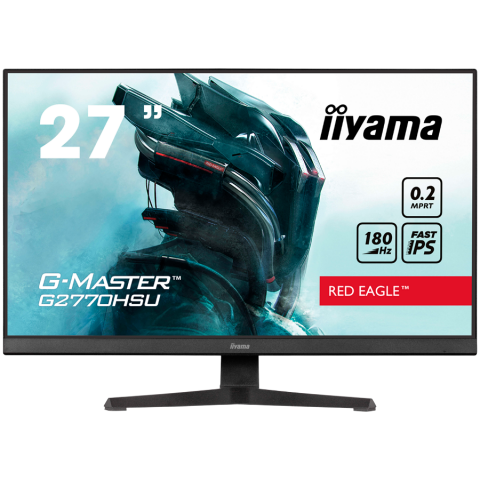 TV/Audio-Video/Foto - IIYAMA Monitor LED G2770HSU-B6 27" Fast IPS 1920 x 1080 180Hz 300 cd/m 0.2ms HDMI DP USB HUB Tilt