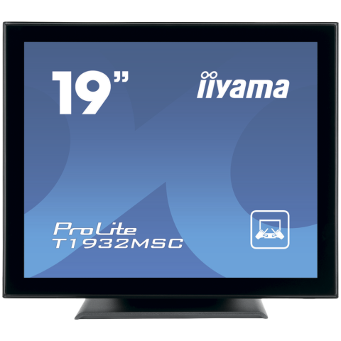 TV/Audio-Video/Foto - IIYAMA Monitor LED T1932MSC-B1S 19’’ 10pt IPS TOUCH 1280 x 1024 14ms 250 cd/m² projective capacitive IP54 VGA HDMI DP