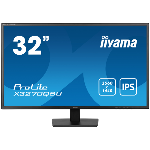 TV/Audio-Video/Foto - IIYAMA Prolite X3270QSU-B1 Business Monitor - 80 cm (31.5''), WQHD (2560x1440), IPS LED, 100Hz, 3ms, 250 cd/m², matte / black