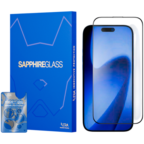 Telefoane - iLera Sapphire Ultra Glass 2.0 for iPhone 17 Pro Max