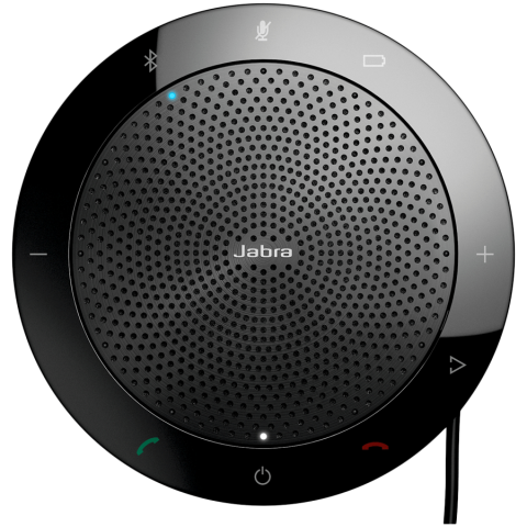 JABRA SPEAK 510 MS Speakerphone for UC & BT, USB Conference solution, 360-degree-microphone, Plug&Play, mute and volume button, Wideband, Bluetooth (up to 100 meters), Microsoft optimized Version B: i [1]