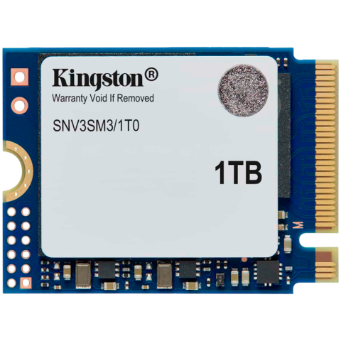 SSD - Kingston 1TB NV3 SSD M.2 2230 PCIe 4.0 NVMe, Read: 6,000/ Write: 4,000MB/s