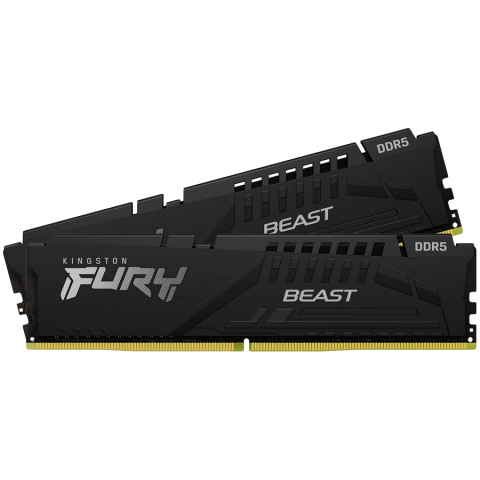 Memorii - Kingston 32GB 6000MT/s DDR5 CL36 DIMM (Kit of 2) FURY Beast Black EXPO