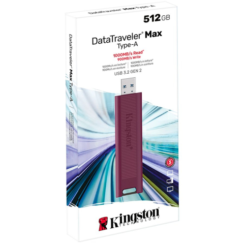 Kingston 512GB DataTraveler Max Type-A 1000R/900W USB 3.2 Gen 2 [2]