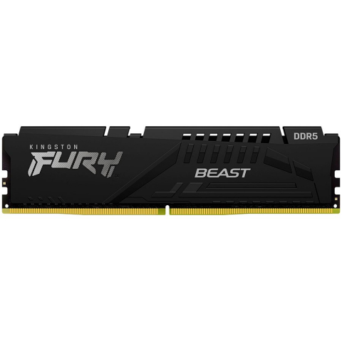 Memorii - Kingston DRAM 16GB 5200MT/s DDR5 CL40 DIMM FURY Beast Black XMP