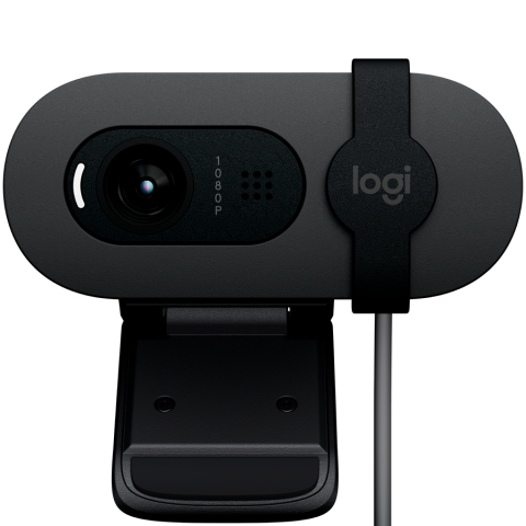 Periferice - LOGITECH Brio 100 Full HD Webcam - GRAPHITE - USB