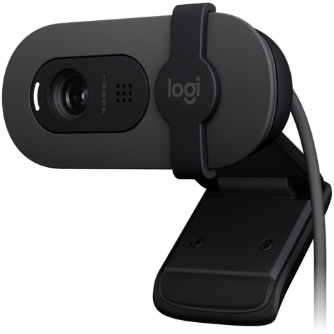 Periferice - LOGITECH Brio Webcam 105 Full HD 1080p - GRAPHITE - USB