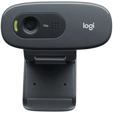 Periferice - LOGITECH C270 HD Webcam - BLACK - USB