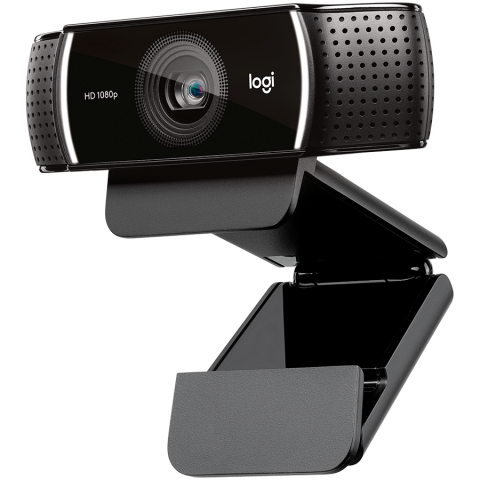 LOGITECH C922 Pro Stream Webcam - Tripod - BLACK - USB [1]