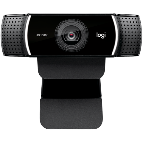 Camere web - LOGITECH C922 Pro Stream Webcam - Tripod - BLACK - USB