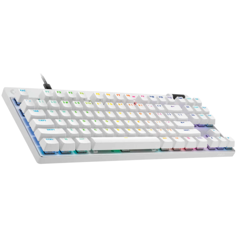 LOGITECH G PRO X TKL RAPID Gaming Keyboard - WHITE - US INT'L - USB - EMEA28i-935 - LINEAR [1]