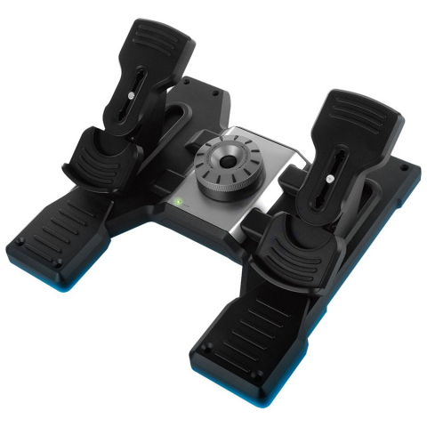 Accesorii Gaming - Pedale de direcție LOGITECH G Saitek PRO Flight - USB