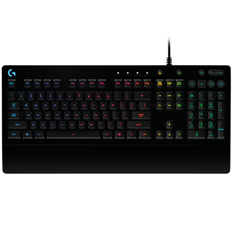 LOGITECH G213 Prodigy Corded RGB Gaming Keyboard - BLACK - US INT'L - USB [3]