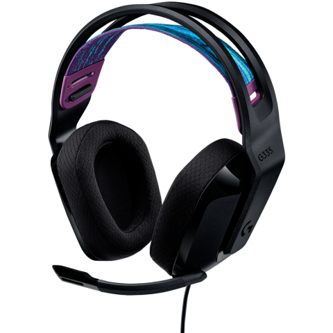 Jocuri si multimedia - LOGITECH G335 Wired Gaming Headset - BLACK - 3.5 MM