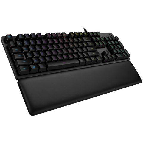 LOGITECH G513 Corded LIGHTSYNC Mechanical Gaming Keyboard - CARBON - US INT'L - USB - TACTILE [1]
