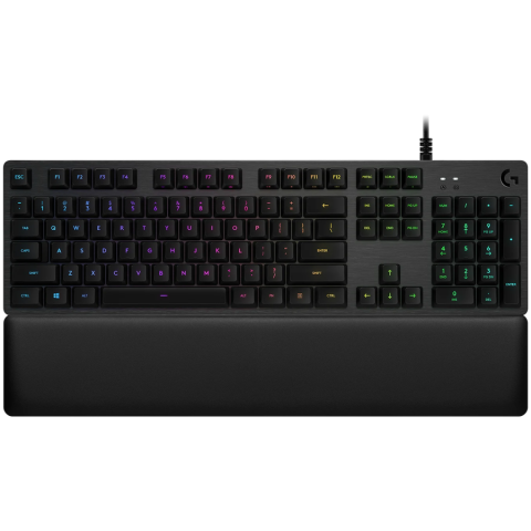 Jocuri si multimedia - LOGITECH G513 Corded LIGHTSYNC Mechanical Gaming Keyboard - CARBON - US INT'L - USB - TACTILE