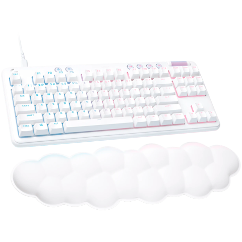 Jocuri si multimedia - LOGITECH G713 TKL Corded Gaming Keyboard - OFF WHITE - USB - US INT'L - TACTILE