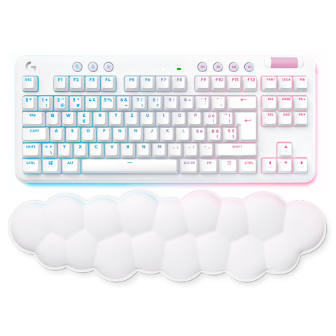 Jocuri si multimedia - LOGITECH G715 TKL LIGHTSPEED RGB Wireless Gaming Keyboard - OFF WHITE - US INT'L - LINEAR