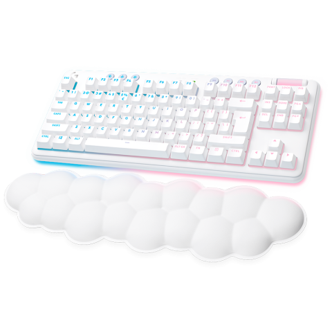 LOGITECH G715 TKL LIGHTSPEED RGB Wireless Gaming Keyboard - OFF WHITE - US INT'L - LINEAR [1]