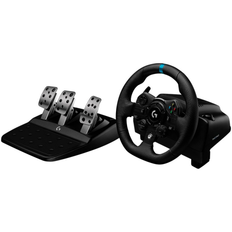 Jocuri si multimedia - LOGITECH G923 Racing Wheel and Pedals - PC/XB - BLACK - USB