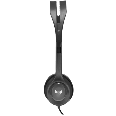 LOGITECH H111 Corded Stereo Headset - BLACK - 3.5 MM [3]
