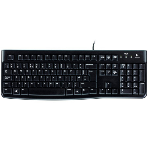 LOGITECH Corded Keyboard K120 - EER - US International layout [1]