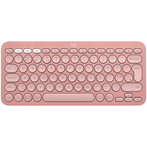 Mouse-uri - LOGITECH K380S Multi-Device Bluetooth Keyboard - TONAL ROSE - US INT'L