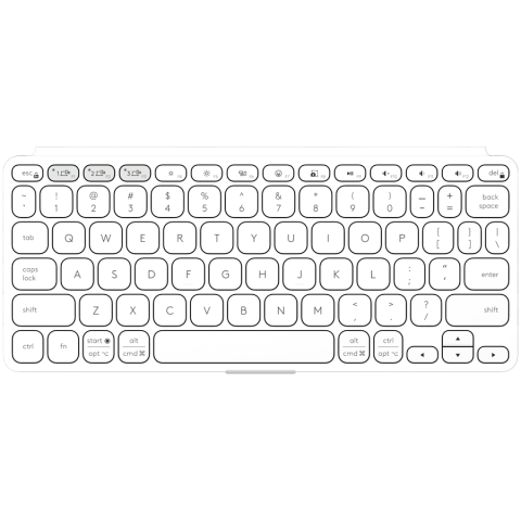 LOGITECH Keys-To-Go 2 - PALE GREY - US INT'L - BT - INTNL-948 - UNIVERSAL [3]