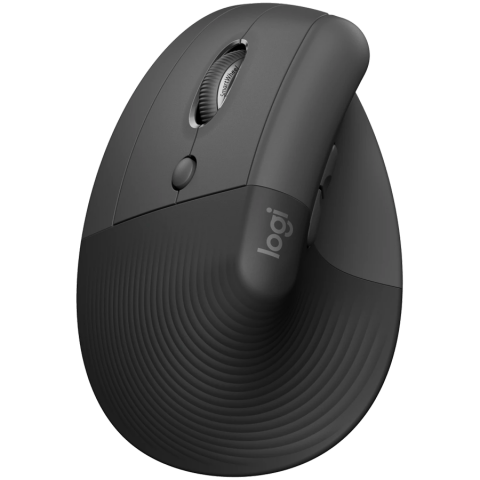 Periferice - LOGITECH Lift Left Bluetooth Vertical Ergonomic Mouse - GRAPHITE/BLACK