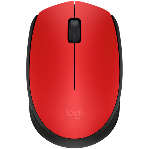 Periferice - LOGITECH M171 Wireless Mouse - RED