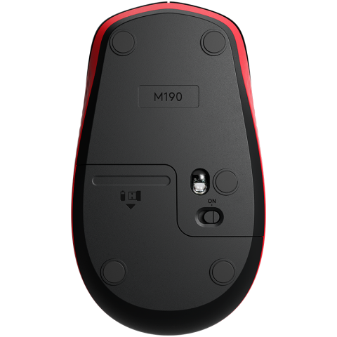 LOGITECH M190 Wireless Mouse - RED [4]