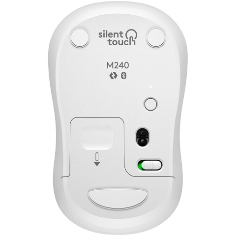 LOGITECH M240 Bluetooth Mouse - OFF WHITE - SILENT [5]