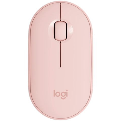 Mouse-uri - LOGITECH M350S Pebble 2 Bluetooth Mouse - TONAL ROSE - DONGLELESS