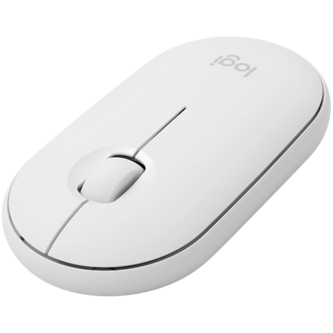 LOGITECH M350S Pebble 2 Bluetooth Mouse - TONAL WHITE - DONGLELESS [1]