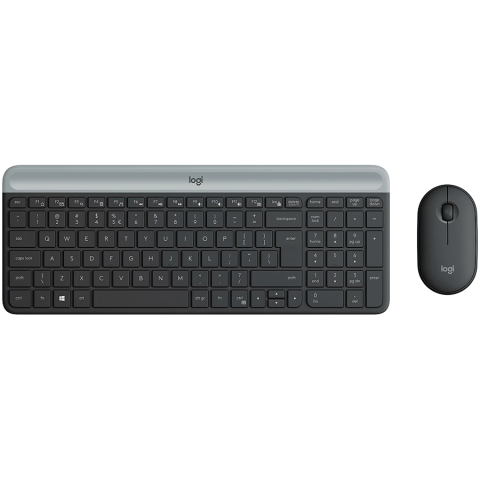Periferice - LOGITECH MK470 Slim Wireless Combo - GRAPHITE - US INT'L