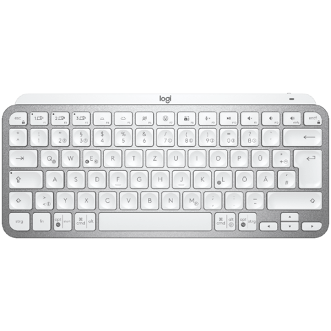 Periferice - LOGITECH MX Keys Mini Bluetooth Illuminated Keyboard - PALE GREY - US INT'L