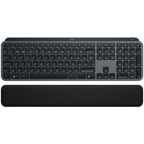 Mouse-uri - LOGITECH MX Keys S Plus Bluetooth Illuminated Keyboard with Palm Rest - GRAPHITE - US INT'L