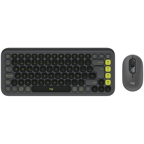 Mouse-uri - LOGITECH POP ICON COMBO - GRAPHITE - US INT'L - BT - INTNL-973