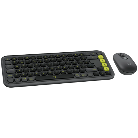 LOGITECH POP ICON COMBO - GRAPHITE - US INT'L - BT - INTNL-973 [1]