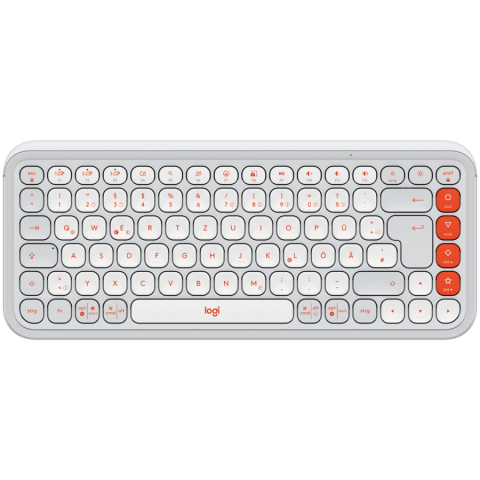 Periferice - LOGITECH POP ICON KEYS - OFF WHITE - US INT'L - BT - INTNL-973
