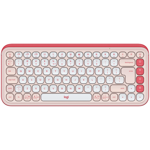 Mouse-uri - LOGITECH POP ICON KEYS - ROSE - US INT'L - BT - INTNL-973