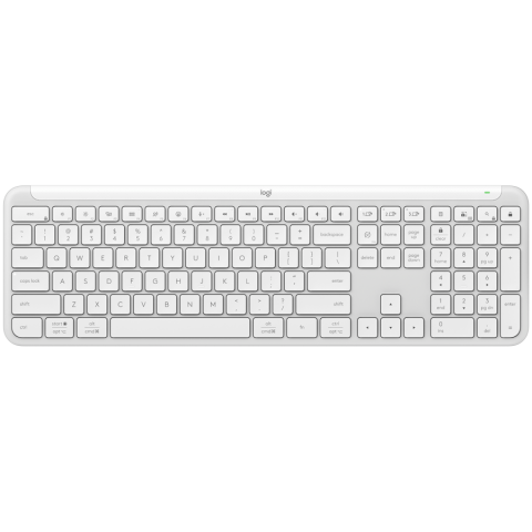 Periferice - LOGITECH SIGNATURE SLIM WIRELESS KEYBOARD K950 - OFF WHITE - US INT'L - 2.4GHZ/BT - INTNL-973